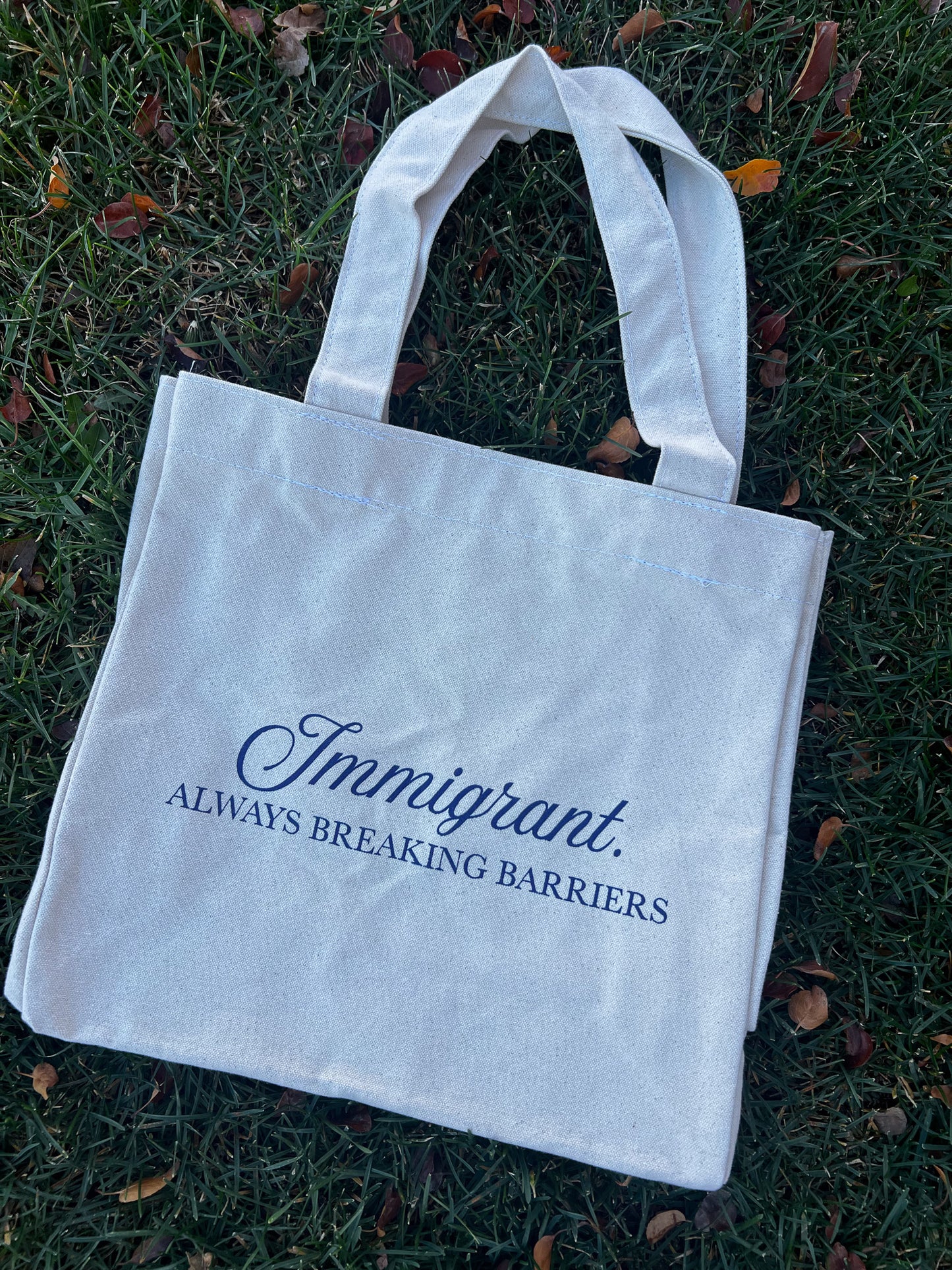 Immigrant tote bag