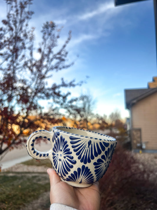 Blue & White Teacup